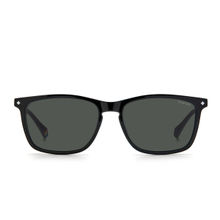 Polaroid Grey Polarized Acetate UV Protection Full Rim Wayfarers Sunglasses (55)