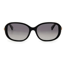 Kate Spade Grey Shaded Polarized Plastic UV Protection Full Rim Round Frames Sunglasses (55)