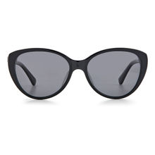 Kate Spade Grey Polarized Plastic UV Protection Full Rim Cat-Eye Sunglasses (55)