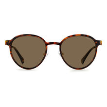 Polaroid Bronze Polarized Acetate UV Protection Full Rim Round Frames Sunglasses (51)