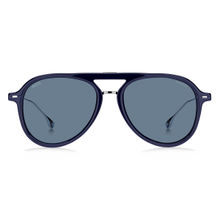 Hugo Boss Blue High Contrast Polarized Antireflex Nylon UV Protection Aviators Sunglasses (54)