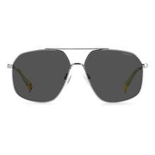 Polaroid Grey Polarized Acetate UV Protection Full Rim Wayfarers Sunglasses (58)