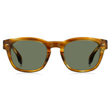 Hugo Boss Green Plastic UV Protection Full Rim Round Frames Sunglasses (51)