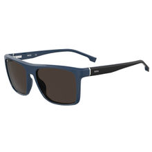 Hugo Boss Brown Plastic UV Protection Full Rim Wayfarers Sunglasses (58)
