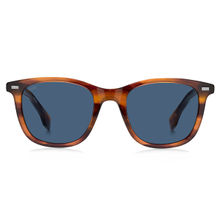 Hugo Boss Blue Nylon UV Protection Full Rim Wayfarers Sunglasses (51)