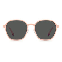 Polaroid Grey Polarized Acetate UV Protection Full Rim Round Frames Sunglasses (56)