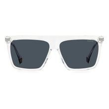 Polaroid Blue Polarized Acetate UV Protection Full Rim Wayfarers Sunglasses (58)