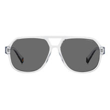 Polaroid Grey Polarized Acetate UV Protection Full Rim Wayfarers Sunglasses (57)