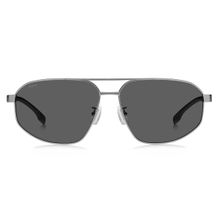 Hugo Boss Grey Carbon Fiber UV Protection Full Rim Wayfarers Sunglasses (63)