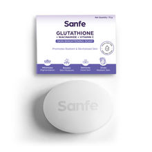 Sanfe Glutathione+Niacinamide+Vitamin C Brightening Soap | For hydration, pigmentation, 75gm