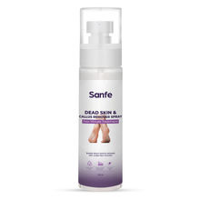 Sanfe Dead Skin & Callus Remover Spray | Freshens, Exfoliates - For dry & cracked feet, 100ml