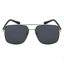 Royal Son Black Polarized Retro Square Sunglasses - CHI0049-C1-R1