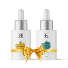 The Body Temple Vitamin C 20% +L-Glutathione 5% & Vitamin C 10%+Niacinamide 5%(30Ml Each Pack Of 1)