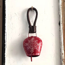 Jasmey Homes Cow Bell for Wall Decor - Red