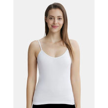 Jockey 1487 Women Super Combed Cotton Rib Camisole - White