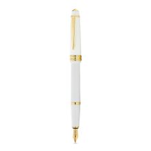 Cross AT0746-10MF Bailey Light White Resin Fountain Pen with Gold Plate