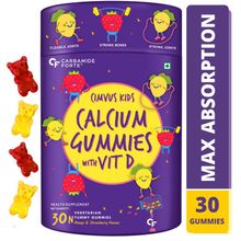 Carbamide Forte Calcium Gummies With Vitamin D For Kids - Mango & Strawberry Flavour