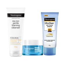 Neutrogena Gentle Cleanser + Moisturize + Sun Protection Combo
