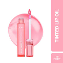LAMEL All In One Lip Tinted Plumping Oil - 401 Peachy