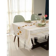 Urban Space Cotton Dining Table Covers - Bloom Lines