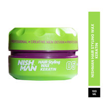 NishMan Hair Styling Wax Keratin