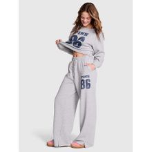 Victoria's Secret Grey Printed Regular Fit Sweatpant