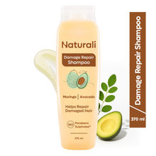 Naturali Damage Repair Shampoo with Moringa Oil & Avocado that Repairs Hair Damage, Dry Hair & Frizzy Hair 180ml