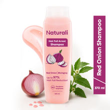 Naturali HairFall Arrest Shampoo with Red Onion & Bhringraj That Reduces Hair Fall, Boosts Scalp Health & Hair Growth 180 ml