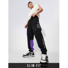 The Souled Store Black Panther Wakanda Forever Men Cargo Joggers