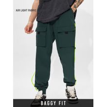 The Souled Store Dark Green Men Joggers
