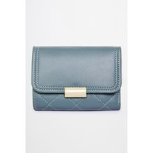 Global Desi Grey Color Wallet For Women
