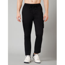 Cantabil Mens Black Solid Lower Trackpant