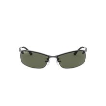 Ray-Ban 0RB3183 Green Polarized Active Lifestyle Rectangular Sunglasses (63 mm)