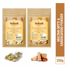Vedask Organic Multani Mitti And Sandal Wood Powder