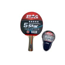 STAG Table Tennis Racquet, 178 gram, Material- Rubber & Wood (Multi-Color)