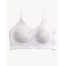 Marks & Spencer Flexifit Lace Non Wired Bra - White