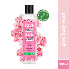 Love Beauty & Planet Cherry Blossom & Tea Rose Moisturising Body Wash For Soft Skin