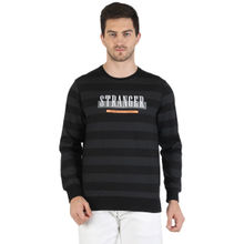 Monte Carlo Men Black Cotton Blend Sweatshirt