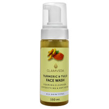 Glamveda Turmeric & Tulsi Detoxifying & Anti Acne Face Wash