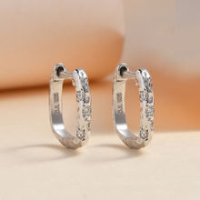 Ornate Jewels 925 Sterling Silver Huggie Hoop Earrings for Women