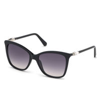 Swarovski Sunglasses Purple Butterfly Women Sunglasses SK0227 55 52G