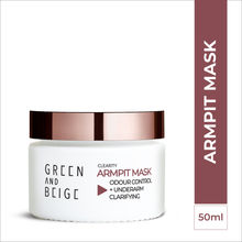 Green And Beige Clearity Armpit Mask Odour Control + Underarm Clarifying