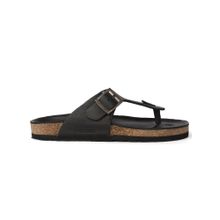 BUCKAROO Hendry Nx Genuine Leather Casual Sandals for Mens Black