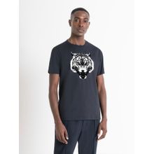 Antony Morato Mens Navy Blue Graphic Crew Neck Short Sleeves T-Shirt