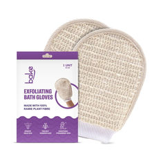 BAKE Exfoliating Bath Glove for Dead Skin,Tan Removal, Strawberry Skin, Body Acne & Ingrown Hair