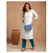 Fabindia Indigo Cotton Sling Bag