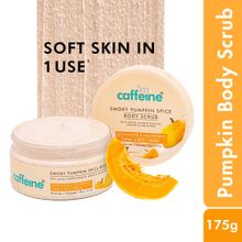 MCaffeine Smoky Pumpkin Spice Coffee Body Scrub For Glowing Skin, Exfoliates & Removes Tan