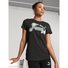 Puma Essentials+ Graphic Women Black T-Shirt