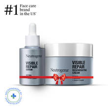 Neutrogena Visible Repair Retinol Face Serum & Moisturizer Duo for Anti-Ageing, Wrinkles, Fine Lines