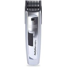 BaByliss Beard Trimmer For Men (Silver, 3-Day Beard Mains/Battery up to 20 mm)